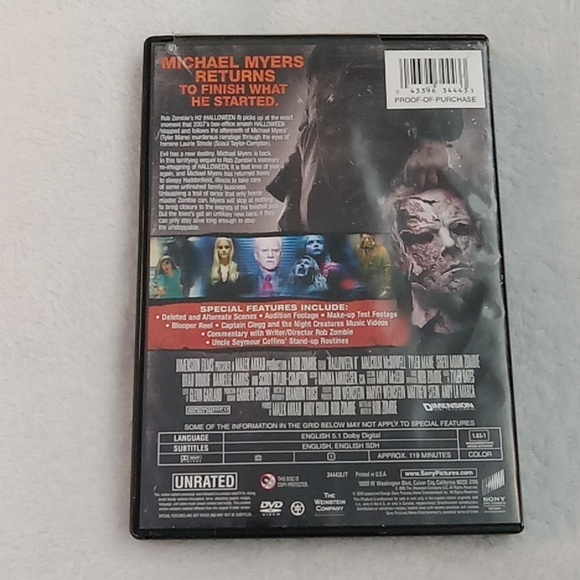 Halloween II dvd Family is Forever - Picture 2 of 3
